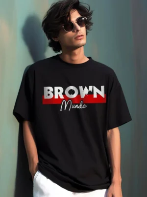 Brown Munde Oversized T-shirt