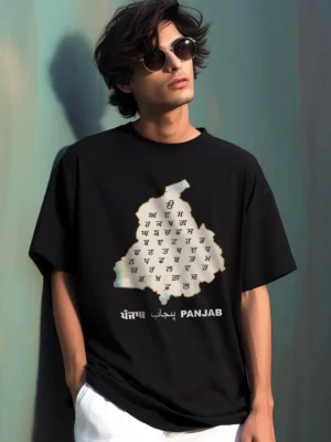 Punjab Map T-shirt