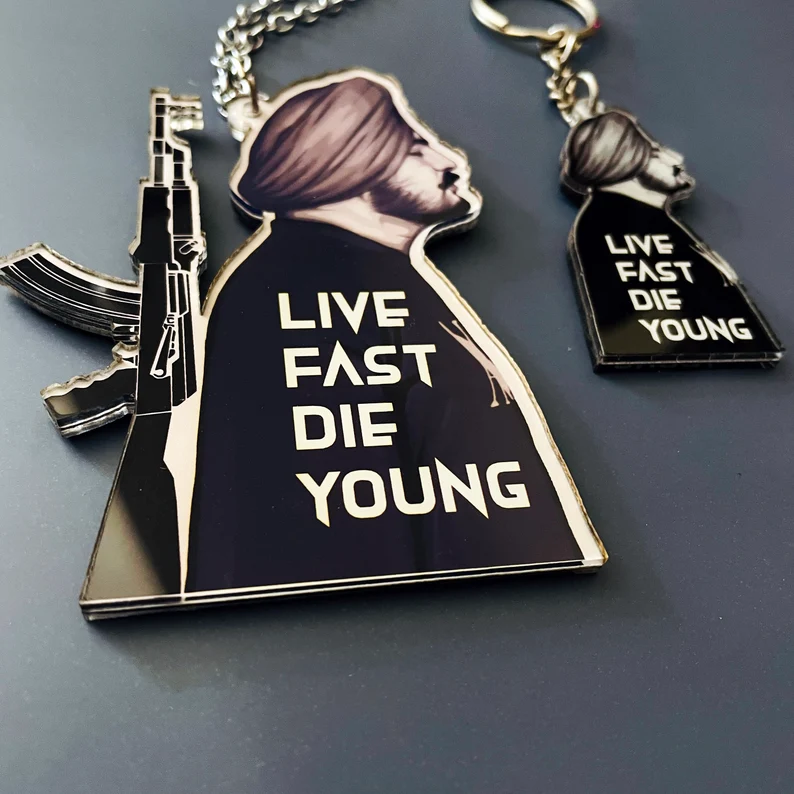 Live Fast Die Young Sidhu Moosewala Car Hanging